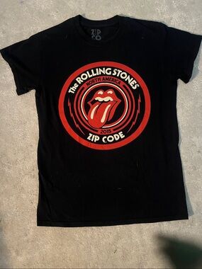 The Rolling Stones Zip Code Tour Band T Shirt 2015